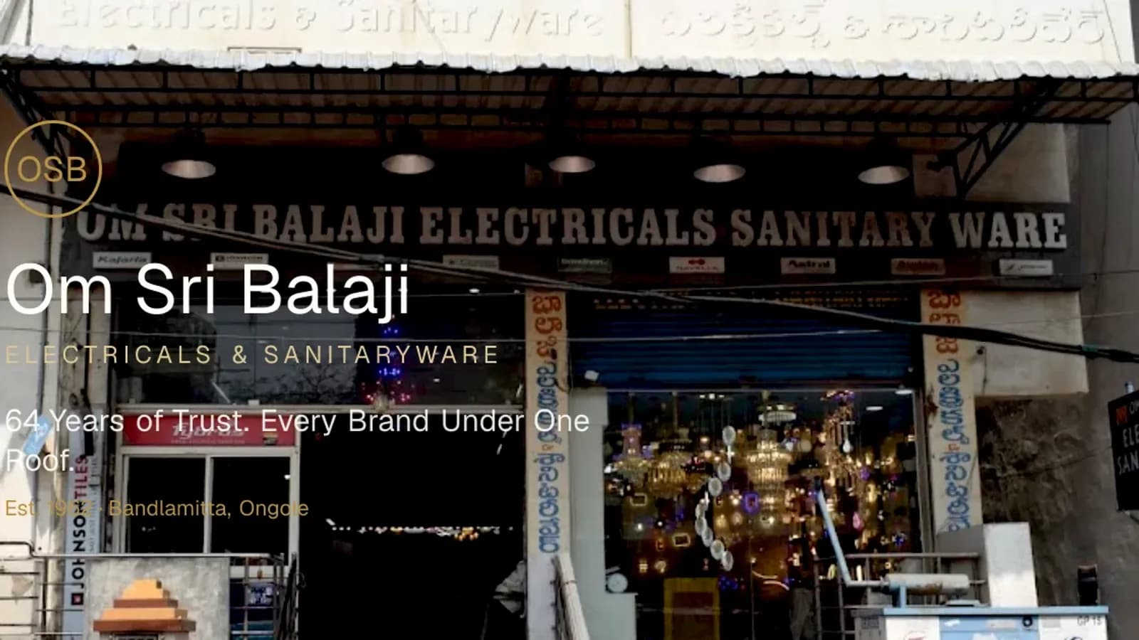 Om Sri Balaji Electricals — Retail Digital Experience